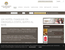 Tablet Screenshot of hotelmontepiedra.com